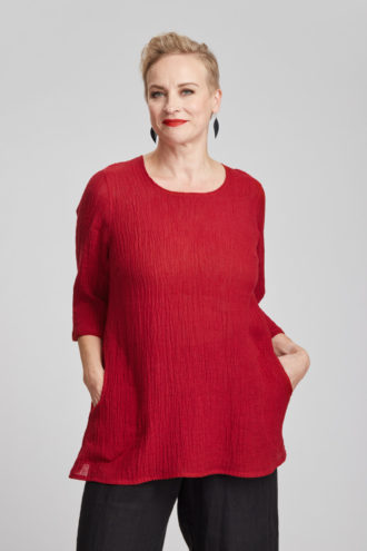 Hertta tunic, red