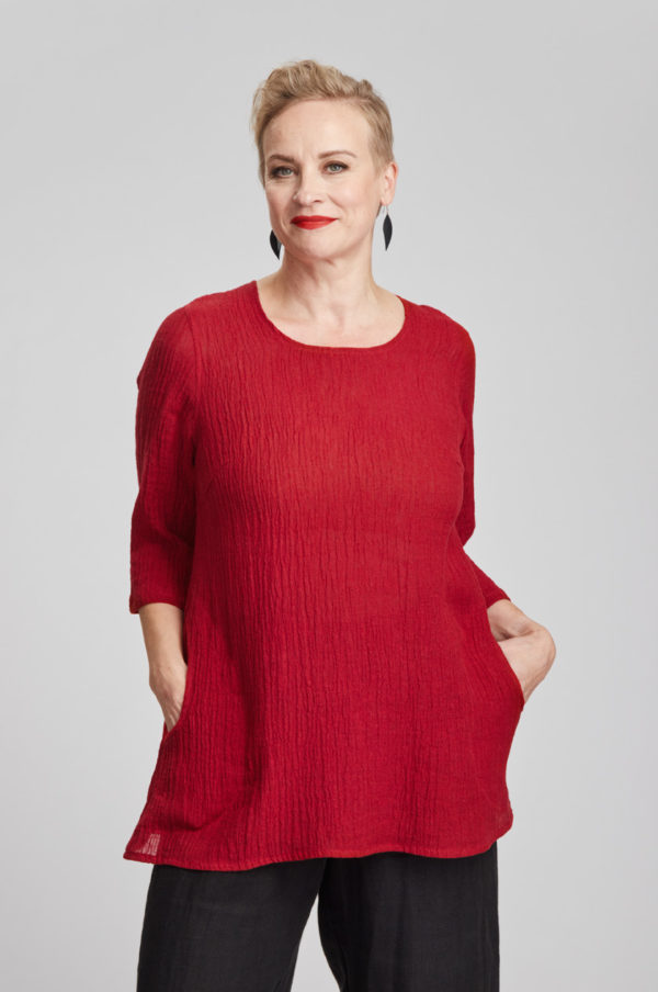 Hertta tunic, red