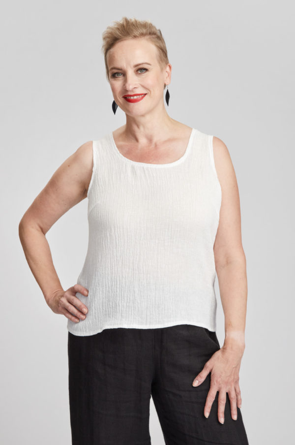 Suvi top, white