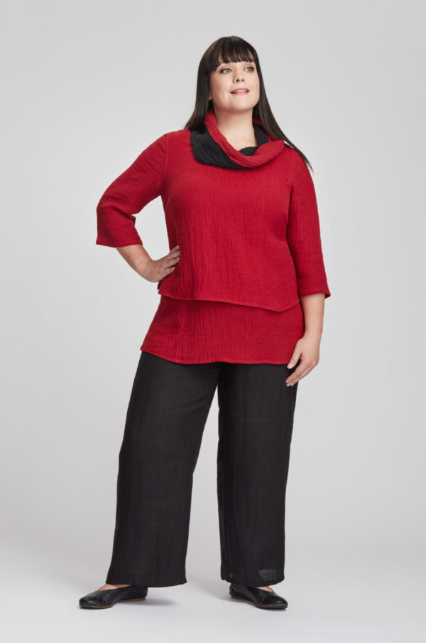 Kivi tunic, red