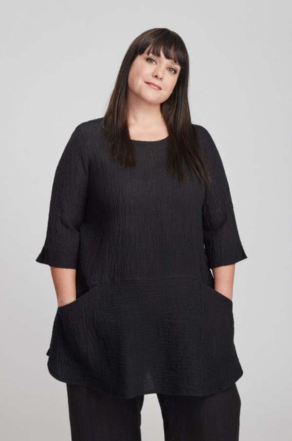 Selja tunic, black