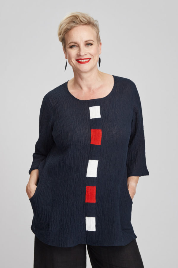 Hilla tunic, navy