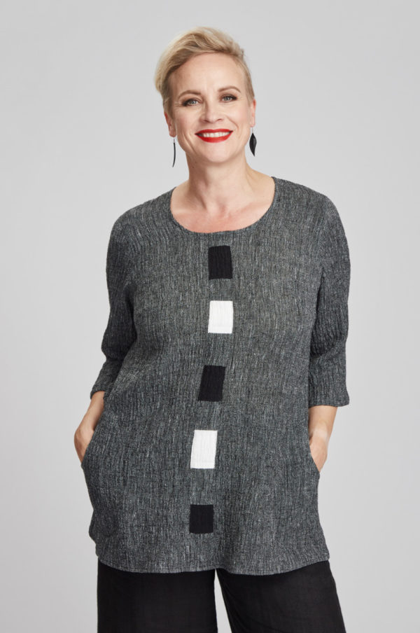 Hilla tunic, grey